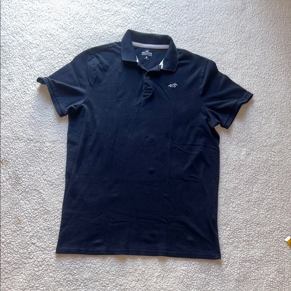 NWOT Hollister Men's Navy 2 Polo Shirt - Picture 1 of 8